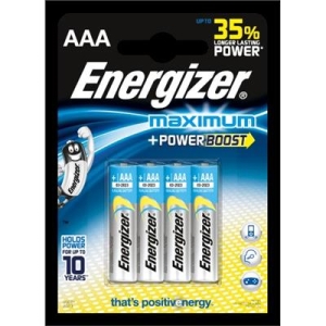 ENERGIZER BATERIA MAXIMUM AAA LR03 /4 szt. POWER BOOST