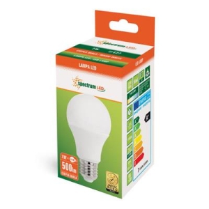 LED Żarówka E27 7W 230V barwa ciepła-10794