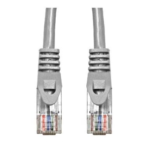 Kabel krosowy RJ45-RJ45 kat.6/klasa E UTP 1m szary-12491