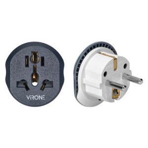 Adapter podróżny - GO to Europe, 230V/13A, szary