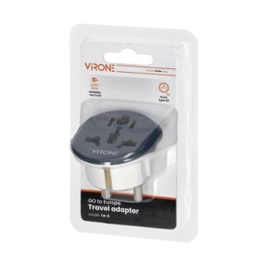 Adapter podróżny - GO to Europe, 230V/13A, szary-12737