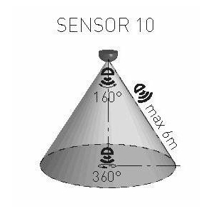 SENSOR 10 - Czujnik ruchu PIR-13405