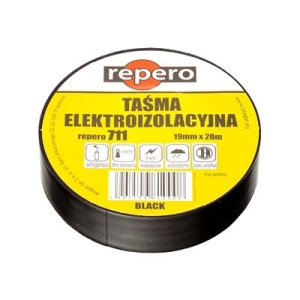 Taśma Repero711E czarna 15mmx10m